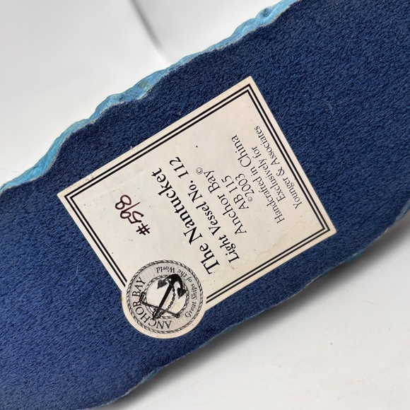 Anchor Bay Harbour Lights The Nantucket Light Vessel No. 112 Boat Figurine - Picture 12 of 16